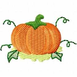 Pumpkin Embroidery Design 11 Pumpkin Embroidery Design 11